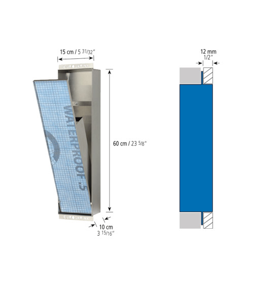 Iebūvēta niša ar durvīm H/ESTC