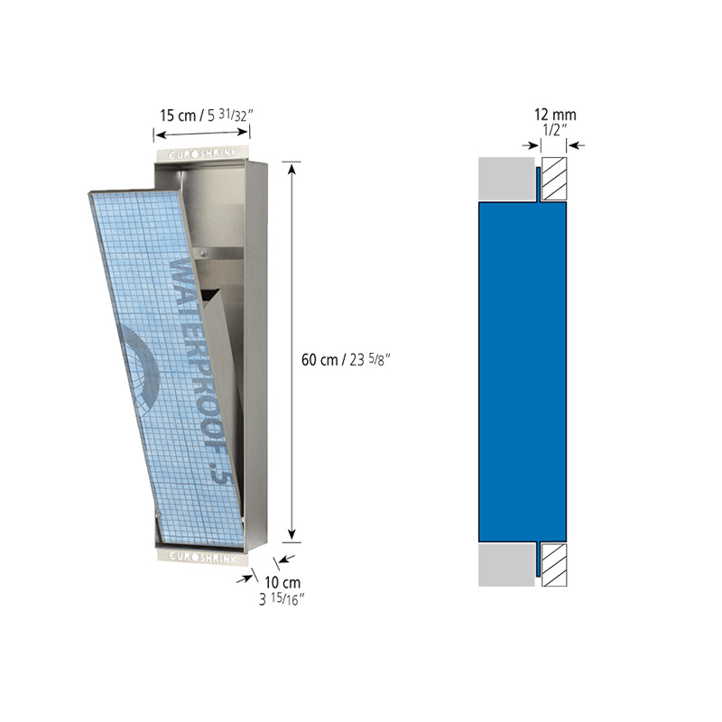 Iebūvēta niša ar durvīm H/ESTC