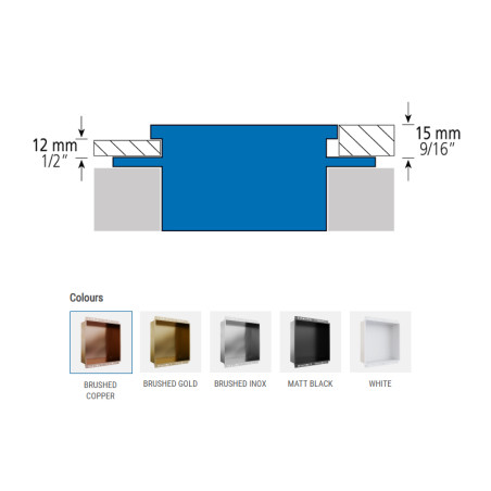 Euroniche HC, melns, 1 gab. | nisos-ir-lentynos | NMF Home