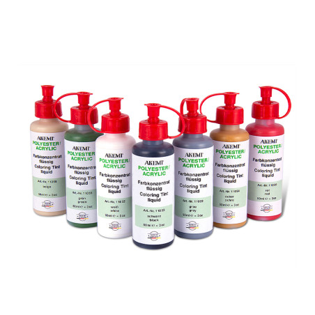 Pigments epoksīdsveķu līmēm, pelēks, 50 ml | priedai-epoksidiniams-klijams | NMF Home