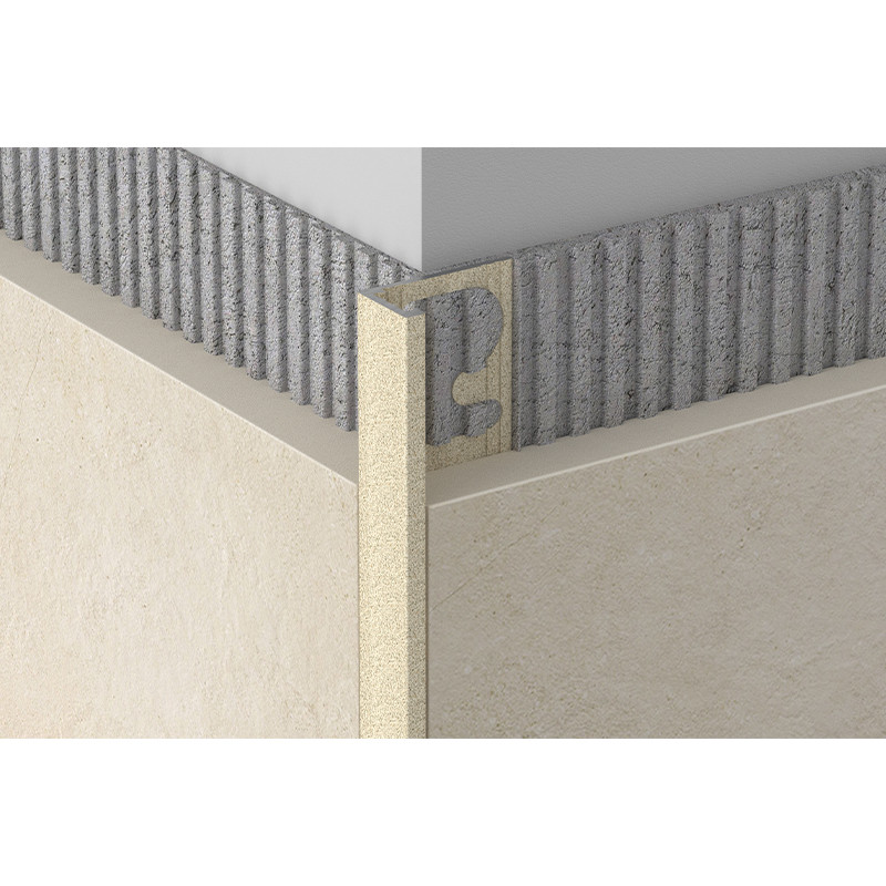 Profils, anodēts alumīnijs, akmens smiltis, h 10 mm, L 2,7 m