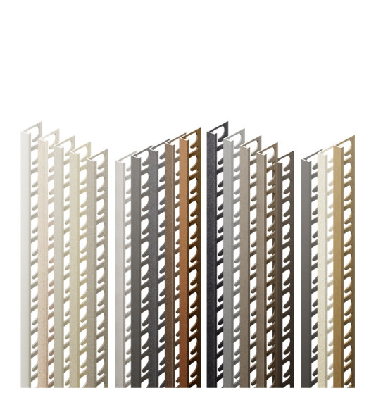 Profils, anodēts alumīnijs, Stone Cristal, h 10 mm, L 2,7 m