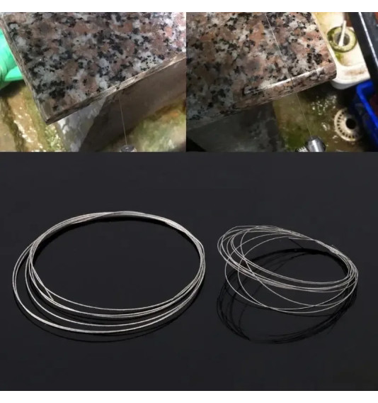 0,5 mm dimanta griešanas stieple, 1 m.