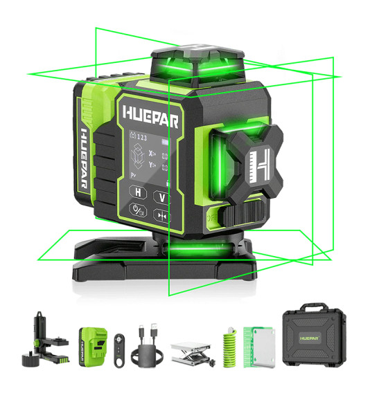 Huepar W04CG 4D lāzera...