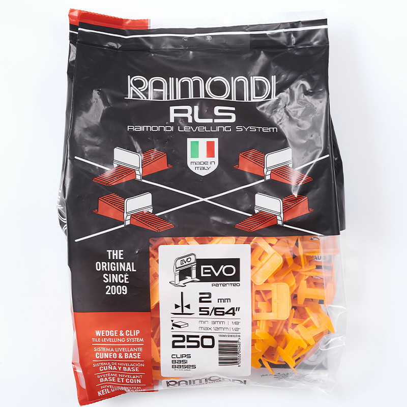 Gludināšanas sistēmas skavas, Raimondi EVO, 2 mm, 3–12 mm (250 gab.)