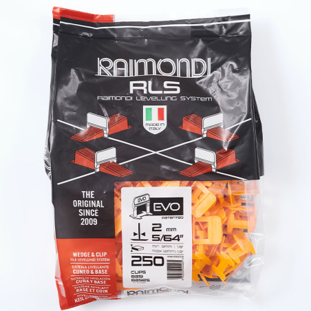 Gludināšanas sistēmas skavas, Raimondi EVO, 2 mm, 3–12 mm (250 gab.) | gludinasanas-sistma | NMF Home