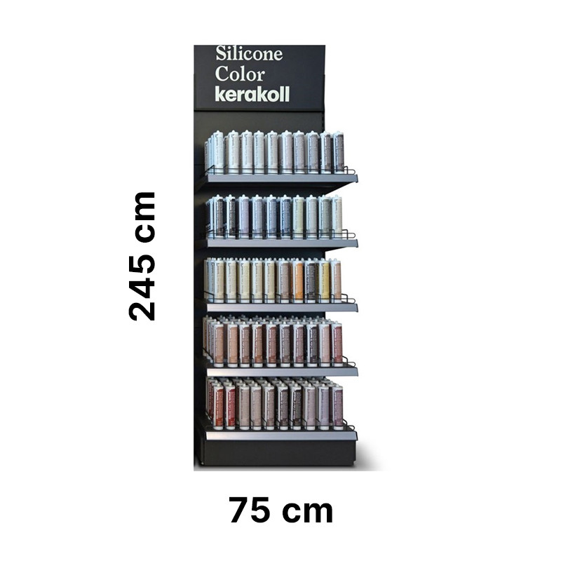 Silicone Color, hermētiķa statīvs, 1 komplekts (bez hermētiķiem)