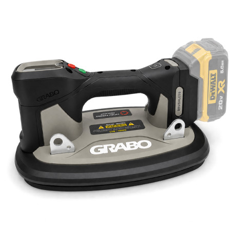 Akumulatora adapteris GRABO PRO BRUSHLESS, DeWalt 18V | vakuuma-pacelaji-flizem | NMF Home
